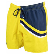 MEN'S OBLIQUE PANEL BOXER SWIM SHORTS - OntarioSwimHub